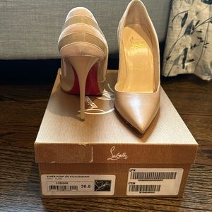 COPY - Christian louboutin Super Pump 100 Kid/Suede/PAT Size 6.5